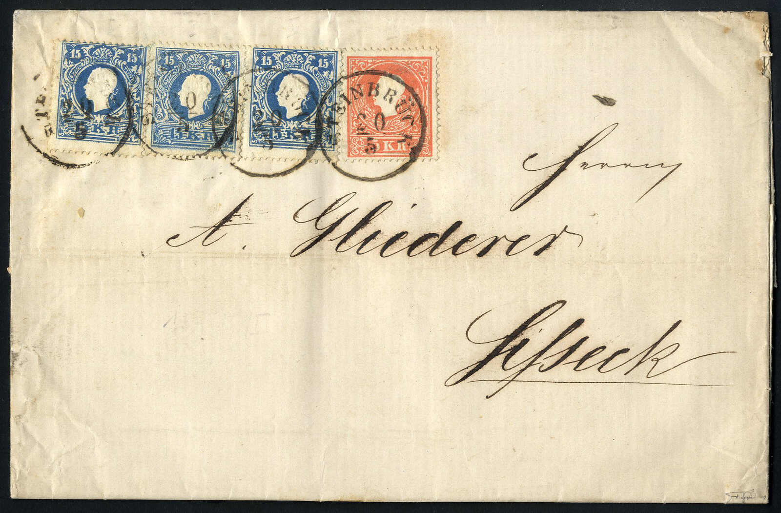 Lot 2216 - europe Austria 1858 Issue -  Viennafil Auktionen 97th Public Auction Golden Heritage: Austrian Rarities & European Treasures Auction