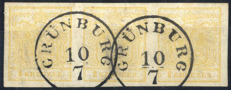 Lot 2152 - europe austria issue 1850 -  Viennafil Auktionen 97th Public Auction Golden Heritage: Austrian Rarities & European Treasures Auction