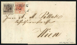 Vöcklabruck 14.6.-., RL-Ry 180P auf 3 Kr. + 6 Kr HP auf Brief nach ...