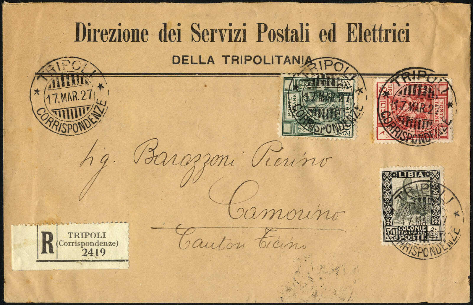 Lot 1609 - other countries italian libya - Viennafil Auktionen 97th Public Auction Golden Heritage: Austrian Rarities & European Treasures Auction Lot 1609 - other countries italian libya - Viennafil Auktionen 97th Public Auction Golden Heritage: Austrian Rarities & European Treasures Auction