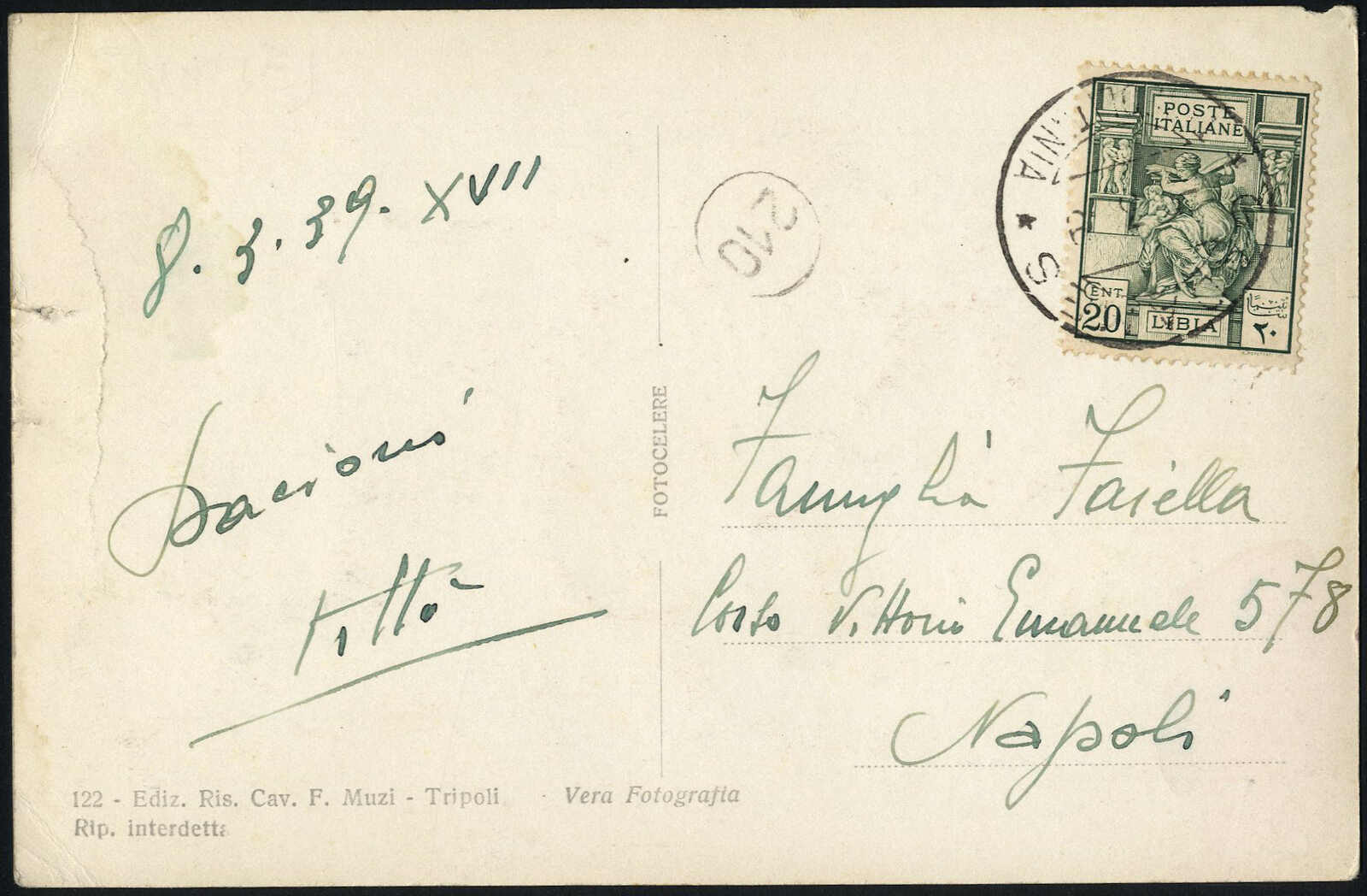 Lot 1663 - other countries italian libya -  Viennafil Auktionen 97th Public Auction Golden Heritage: Austrian Rarities & European Treasures Auction