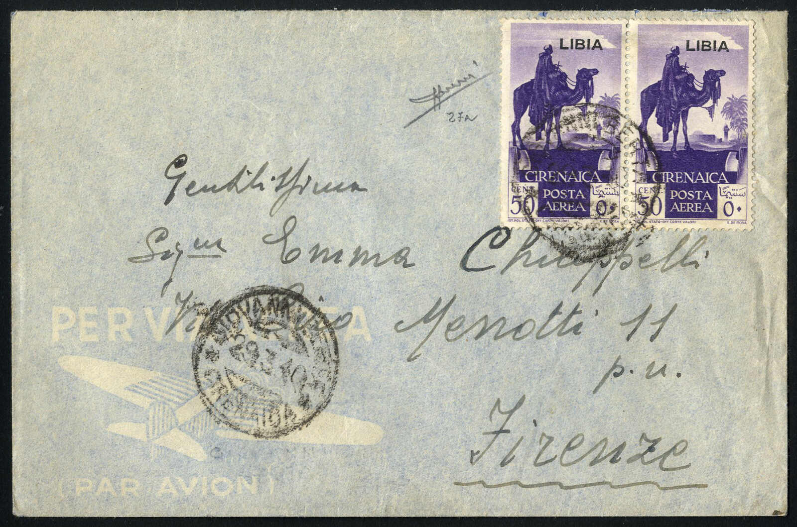 Lot 1665 - other countries italian libya -  Viennafil Auktionen 97th Public Auction Golden Heritage: Austrian Rarities & European Treasures Auction