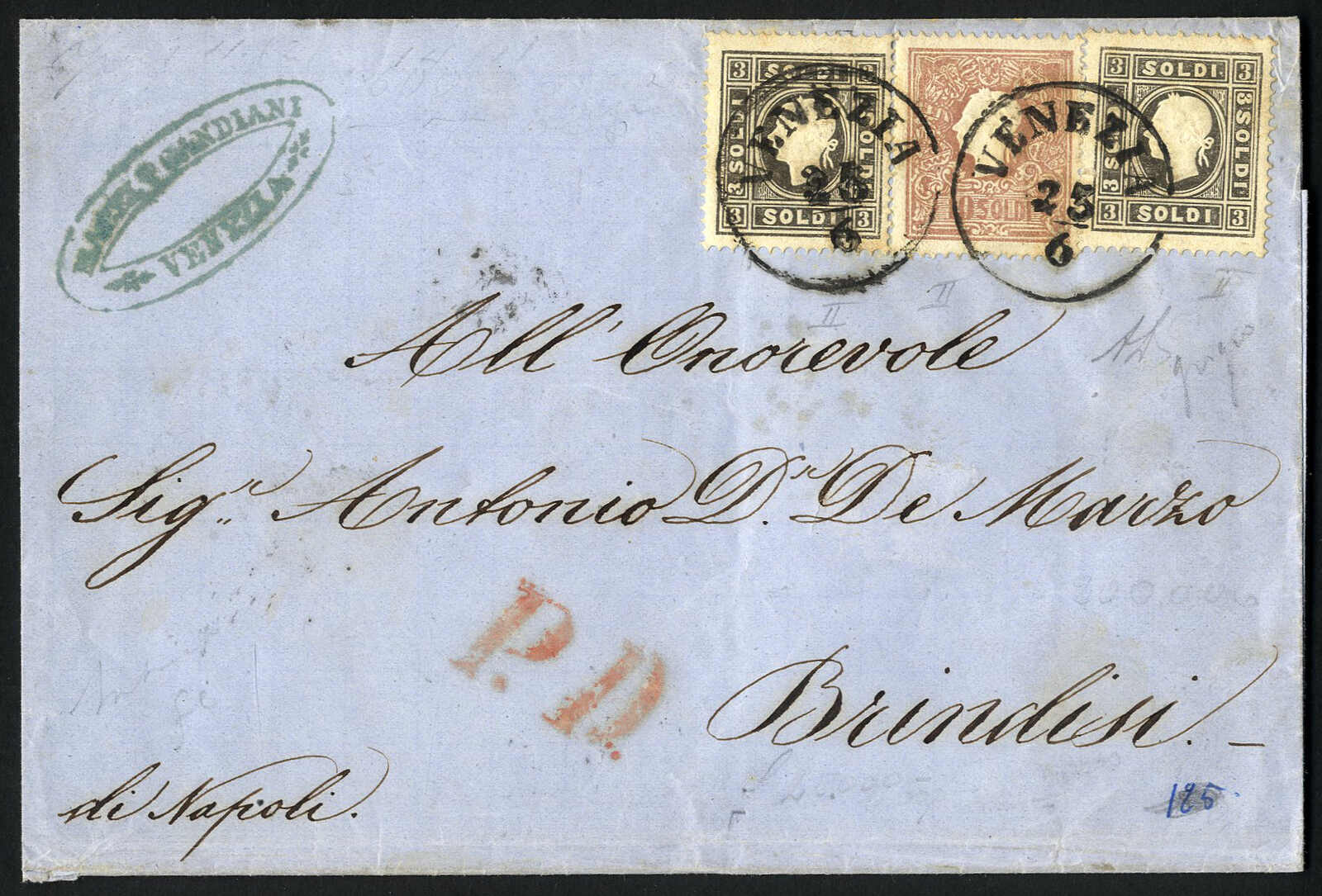 Lot 28 - europe lombardy venetia -  Viennafil Auktionen 97th Public Auction Golden Heritage: Austrian Rarities & European Treasures Auction