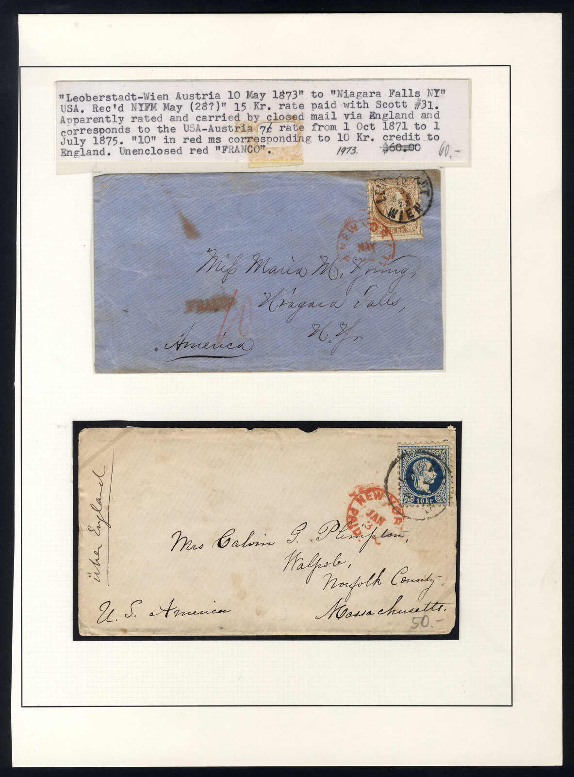 Lot 3389 - Lots and Collections collections and lots austrian areas -  Viennafil Auktionen 97th Public Auction Golden Heritage: Austrian Rarities & European Treasures Auction