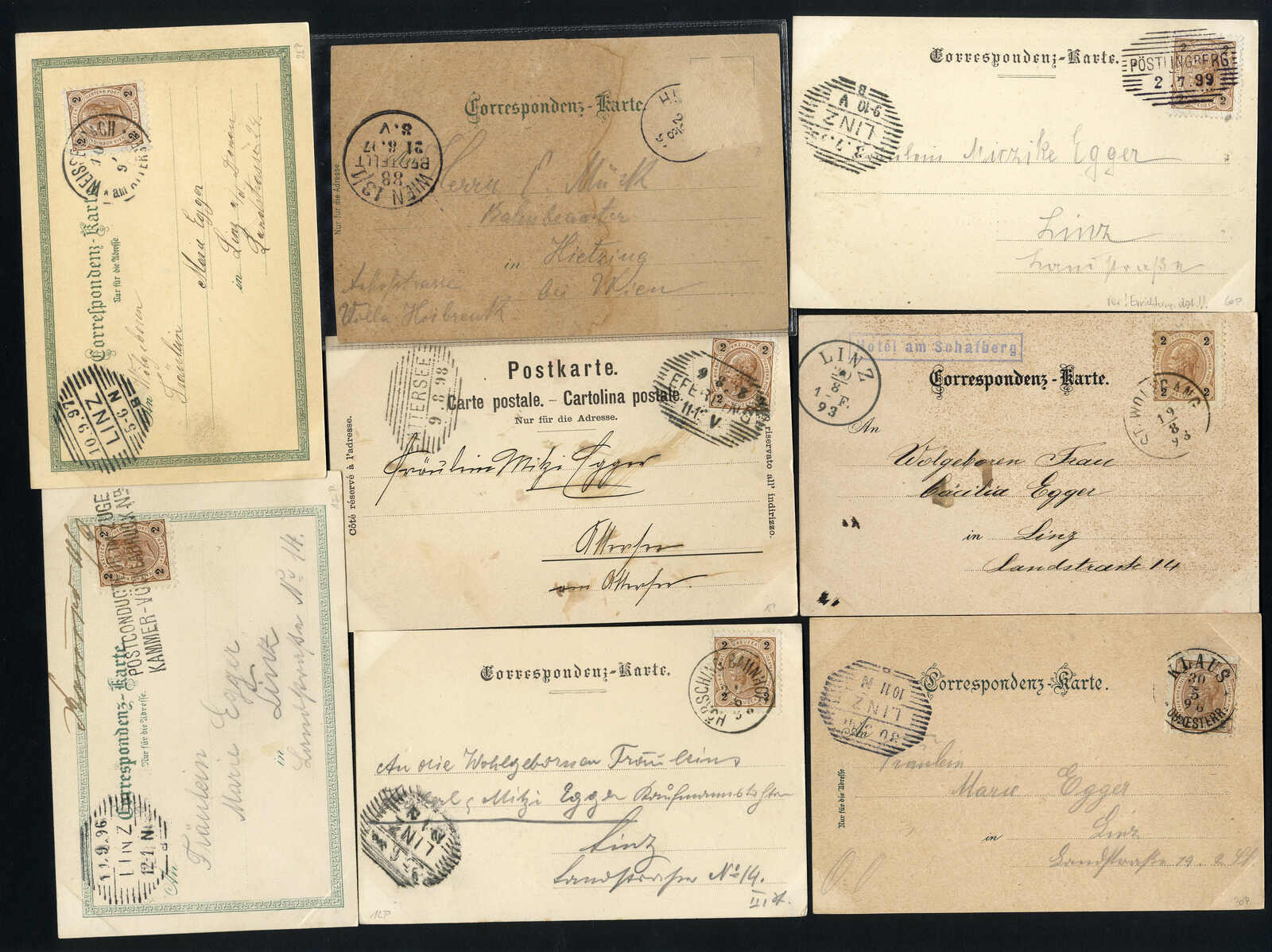 Lot 3566 - Lots and Collections Lots and Collections Picture Postcards Europe -  Viennafil Auktionen 97th Public Auction Golden Heritage: Austrian Rarities & European Treasures Auction