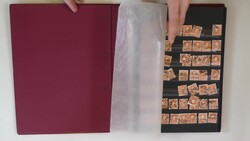 1858/59, Album mit hunderten Marken der 5, 10 und 15 Kreuzer Werte in ...