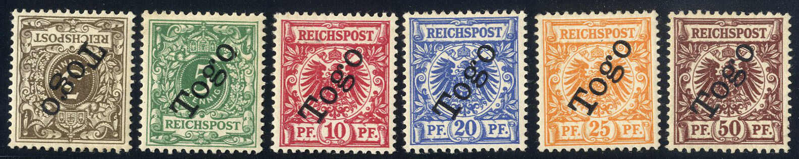 Lot 2761 - germany GERMAN COLONIES Togo - Viennafil Auktionen 97th Public Auction Golden Heritage: Austrian Rarities & European Treasures Auction Lot 2761 - germany GERMAN COLONIES Togo - Viennafil Auktionen 97th Public Auction Golden Heritage: Austrian Rarities & European Treasures Auction