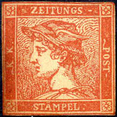 Lot 2200 - europe austria newspaper stamps 1851 -  Viennafil Auktionen 97th Public Auction Golden Heritage: Austrian Rarities & European Treasures Auction