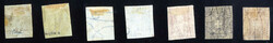 Toscana 1851/60 ca., lotto di sette valori nuovi, notato 40 cent con ...