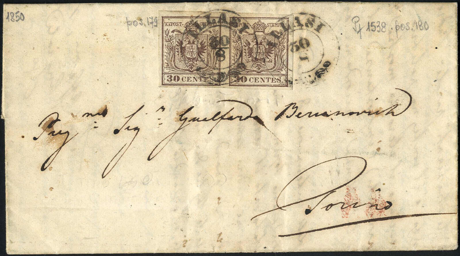 Lot 1043 - europe lombardy venetia -  Viennafil Auktionen 97th Public Auction Golden Heritage: Austrian Rarities & European Treasures Auction
