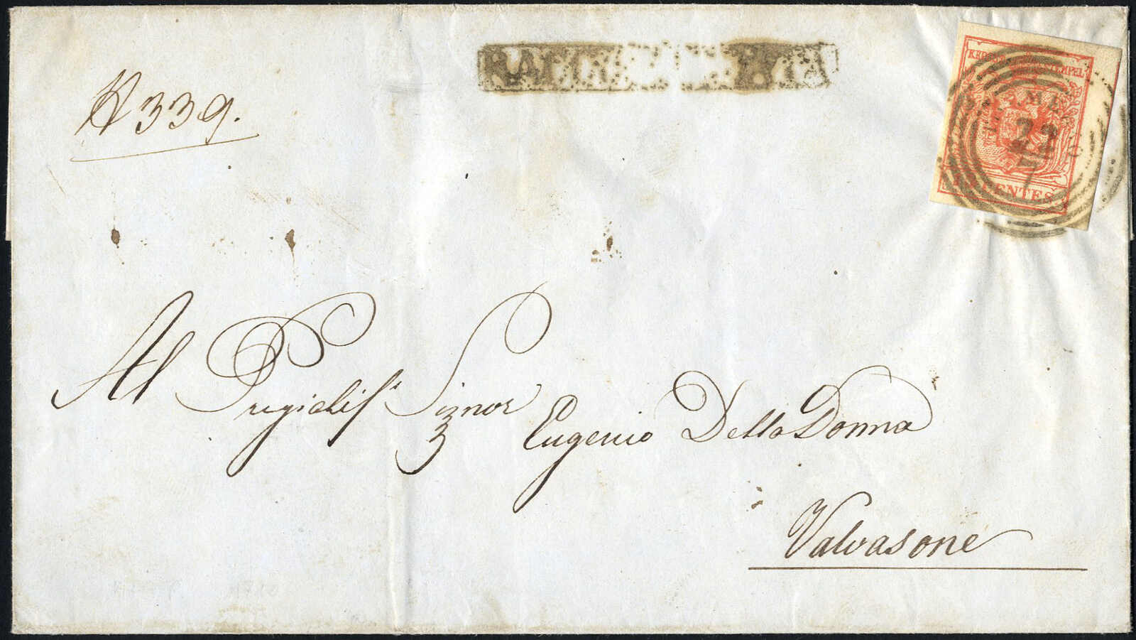 Lot 1165 - europe lombardy venetia -  Viennafil Auktionen 97th Public Auction Golden Heritage: Austrian Rarities & European Treasures Auction