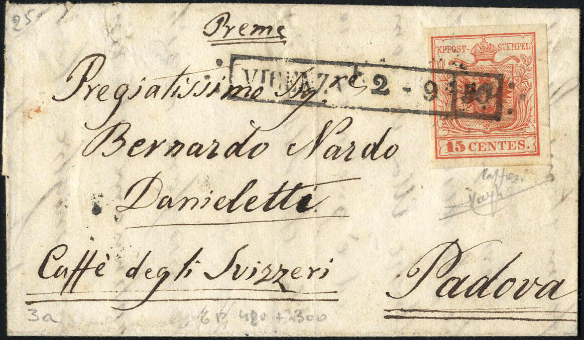 Lot 1171 - europe lombardy venetia -  Viennafil Auktionen 97th Public Auction Golden Heritage: Austrian Rarities & European Treasures Auction