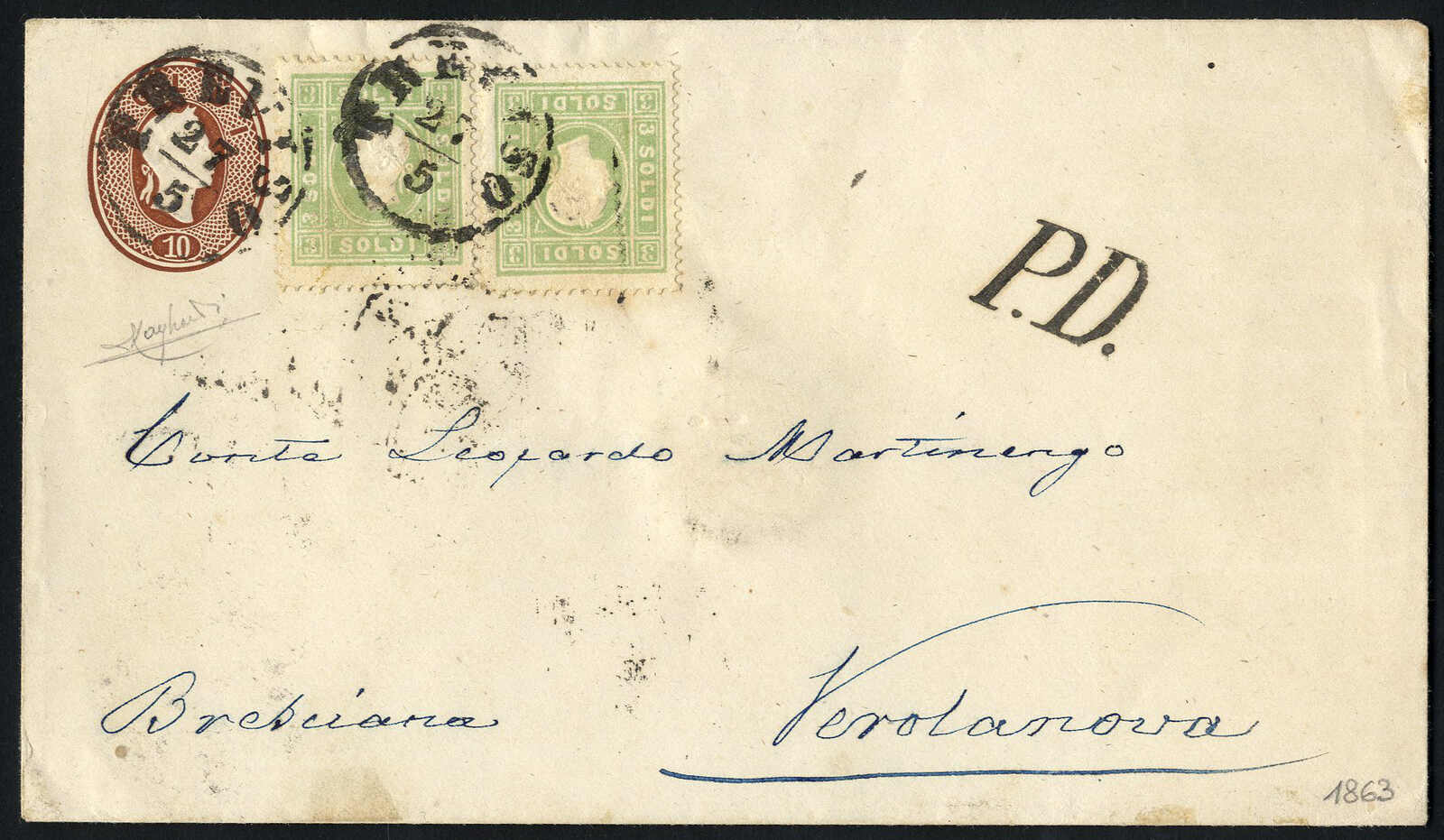Lot 1099 - europe lombardy venetia -  Viennafil Auktionen 97th Public Auction Golden Heritage: Austrian Rarities & European Treasures Auction