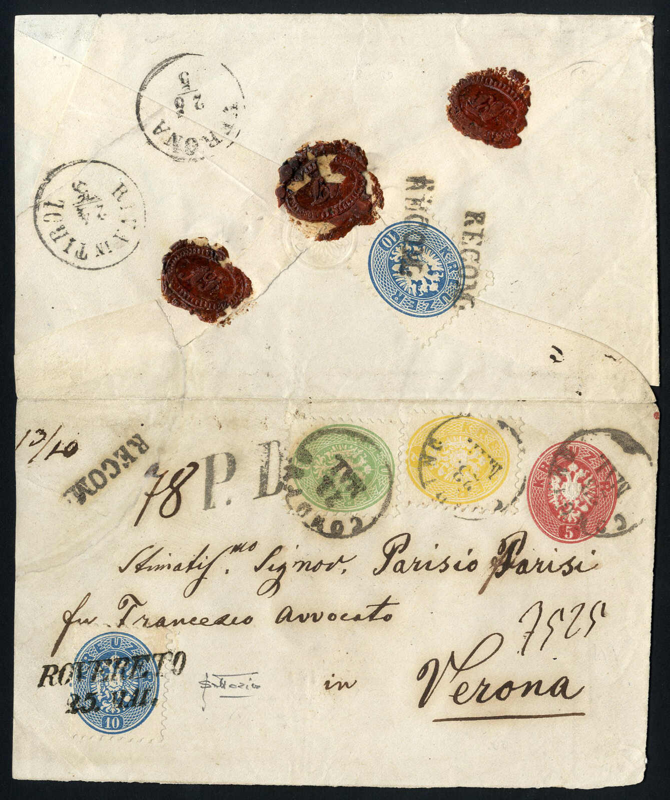 Lot 2253 - europe Austria 1863/64 Issue -  Viennafil Auktionen 97th Public Auction Golden Heritage: Austrian Rarities & European Treasures Auction