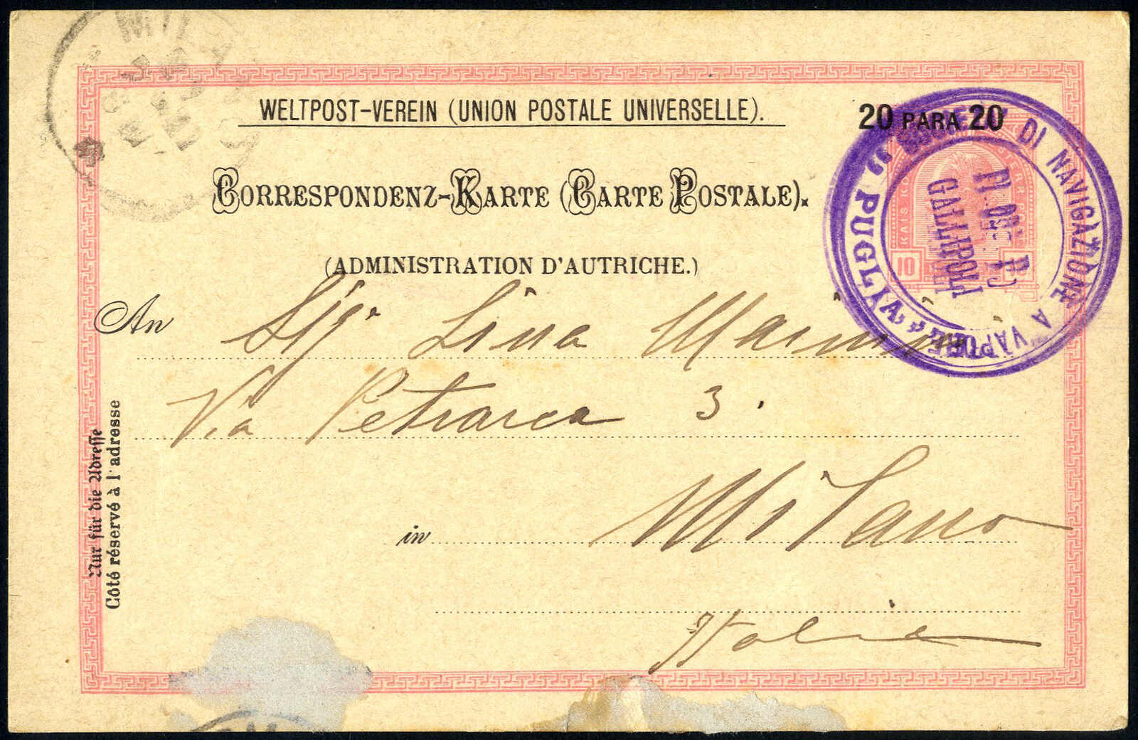 Lot 1582 - europe italian levant - Viennafil Auktionen 97th Public Auction Golden Heritage: Austrian Rarities & European Treasures Auction Lot 1582 - europe italian levant - Viennafil Auktionen 97th Public Auction Golden Heritage: Austrian Rarities & European Treasures Auction