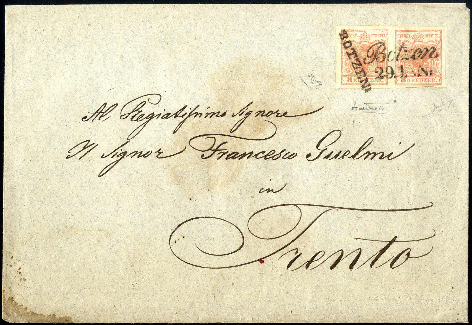 Lot 1993 - germany Austria Cancellations Alto Adige - Viennafil Auktionen 97th Public Auction Golden Heritage: Austrian Rarities & European Treasures Auction Lot 1993 - germany Austria Cancellations Alto Adige - Viennafil Auktionen 97th Public Auction Golden Heritage: Austrian Rarities & European Treasures Auction