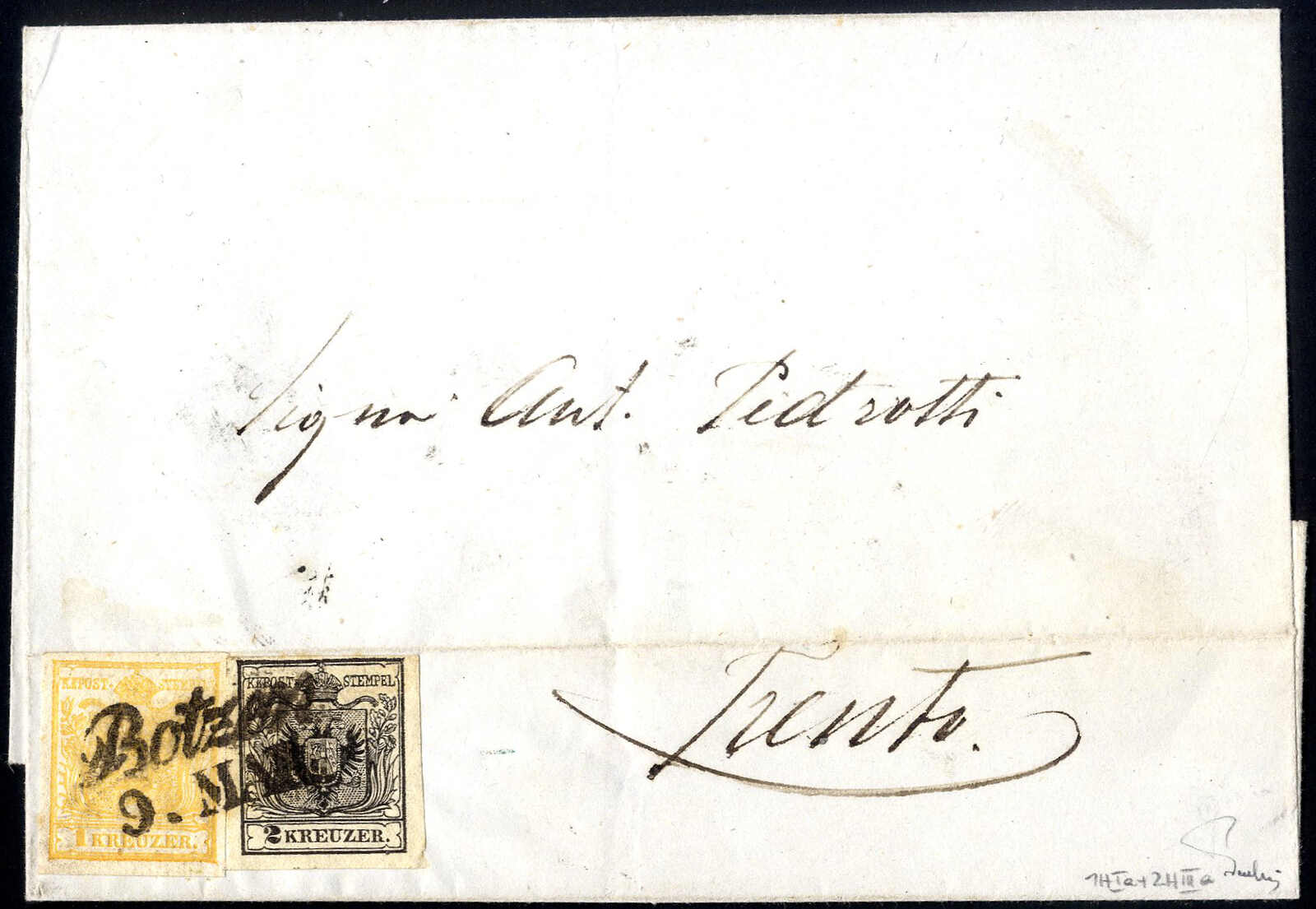 Lot 1997 - germany Austria Cancellations Alto Adige -  Viennafil Auktionen 97th Public Auction Golden Heritage: Austrian Rarities & European Treasures Auction