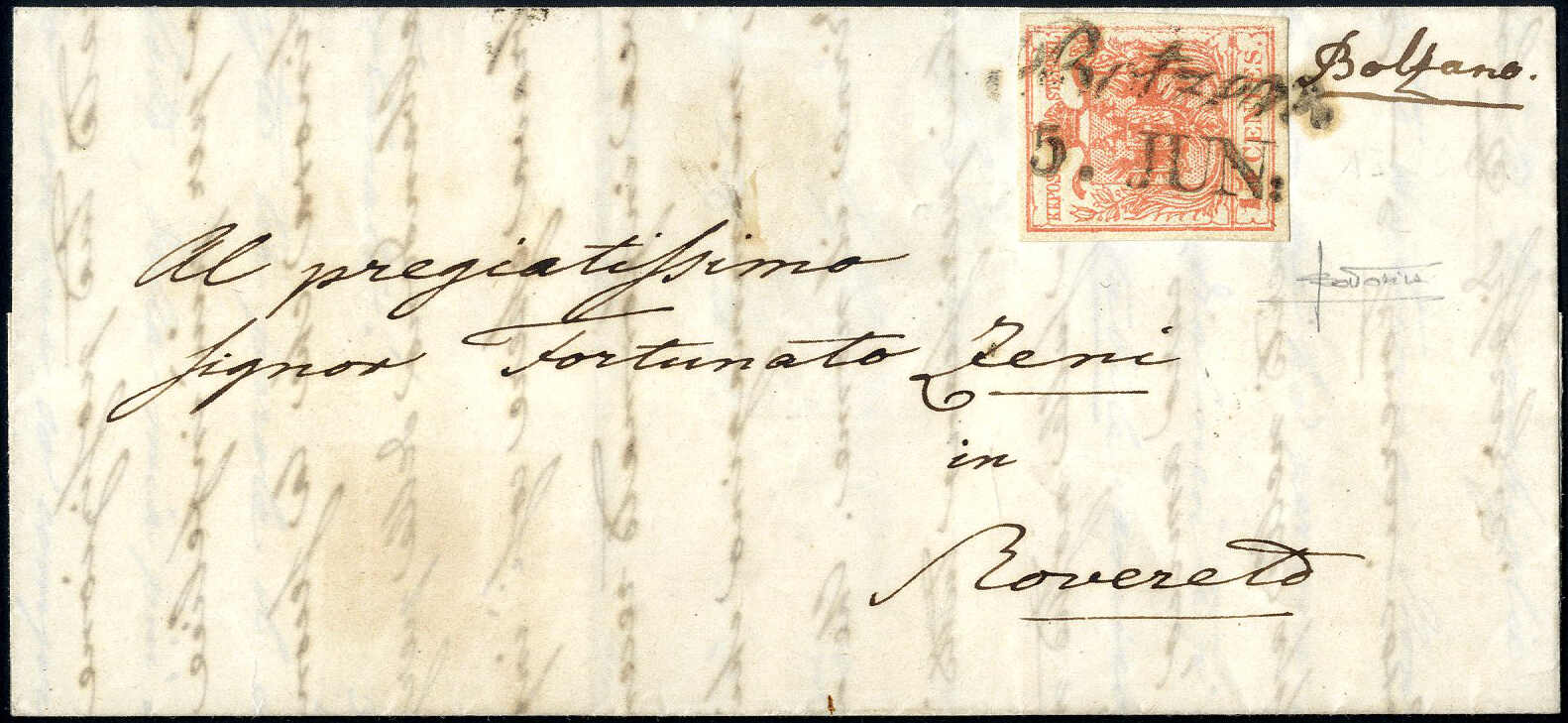 Lot 1995 - germany Austria Cancellations Alto Adige -  Viennafil Auktionen 97th Public Auction Golden Heritage: Austrian Rarities & European Treasures Auction