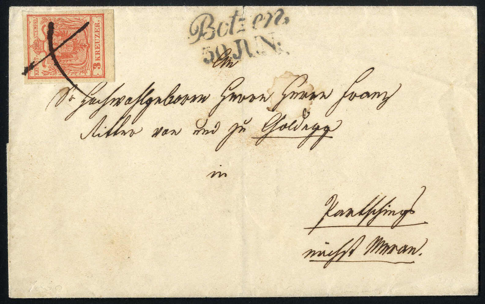 Lot 1994 - germany Austria Cancellations Alto Adige -  Viennafil Auktionen 97th Public Auction Golden Heritage: Austrian Rarities & European Treasures Auction