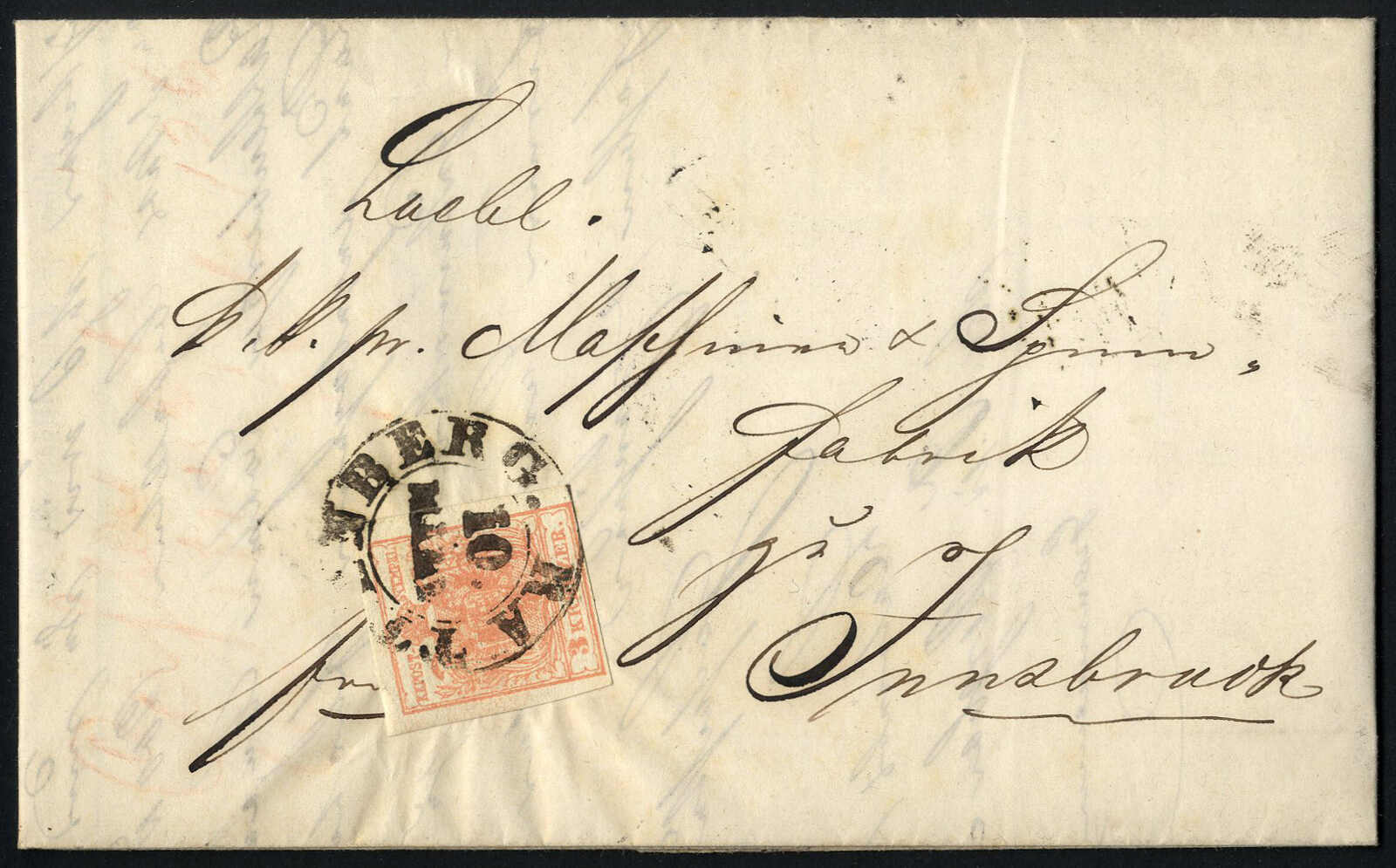 Lot 1965 - europe Austria Cancellations Tyrol -  Viennafil Auktionen 97th Public Auction Golden Heritage: Austrian Rarities & European Treasures Auction