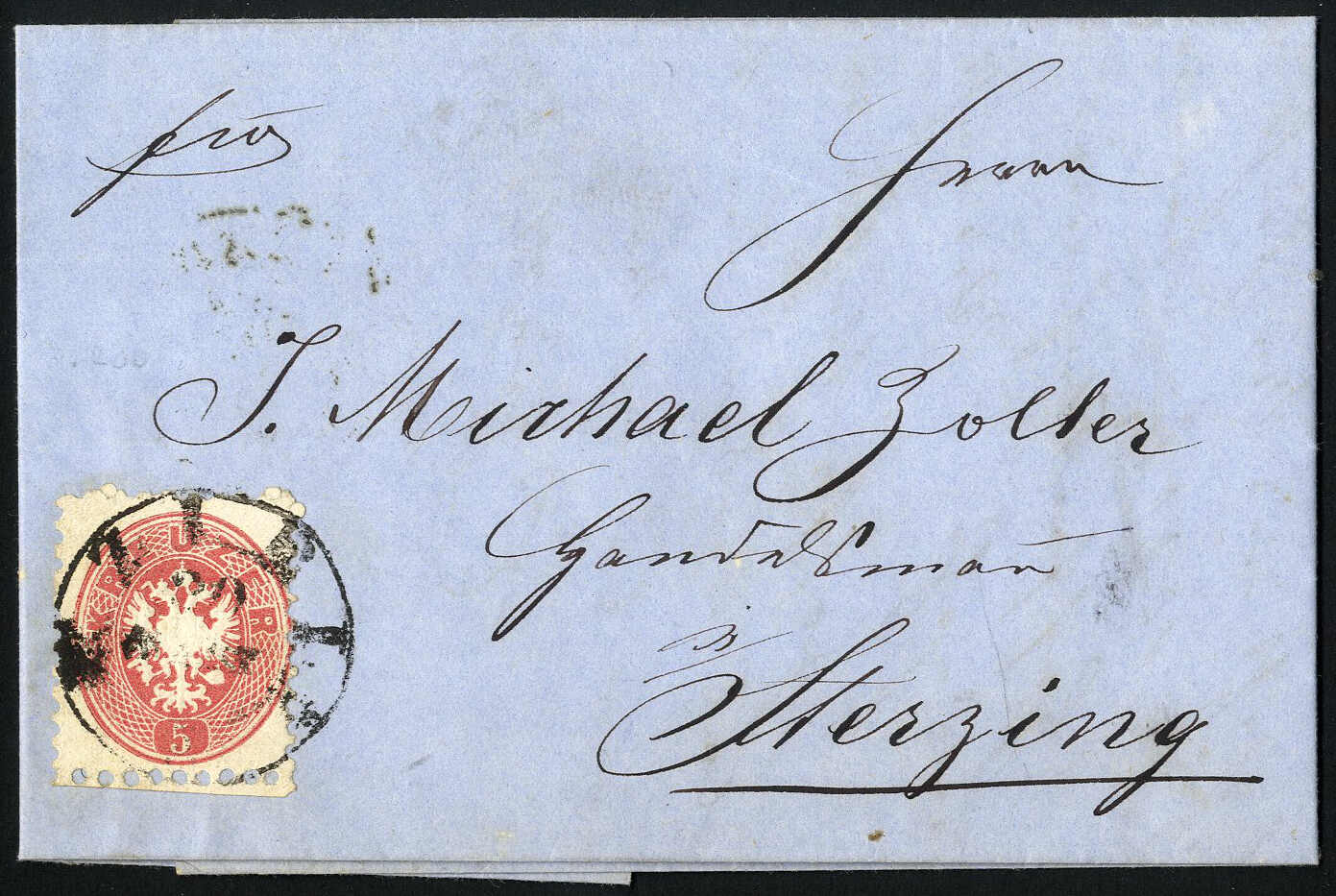 Lot 1982 - europe Austria Cancellations Tyrol -  Viennafil Auktionen 97th Public Auction Golden Heritage: Austrian Rarities & European Treasures Auction