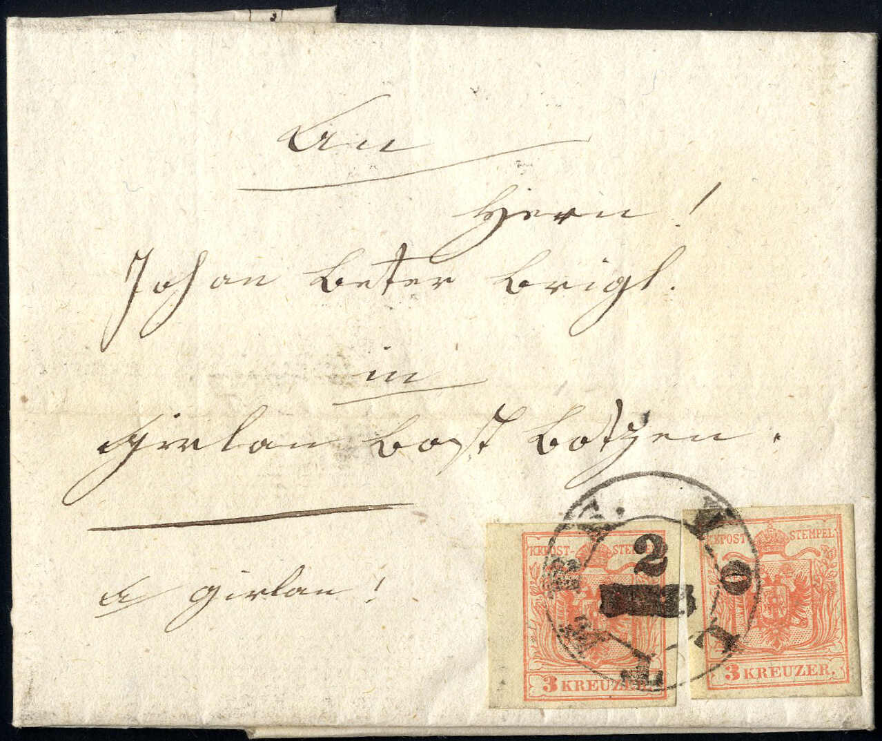 Lot 1979 - europe Austria Cancellations Tyrol -  Viennafil Auktionen 97th Public Auction Golden Heritage: Austrian Rarities & European Treasures Auction