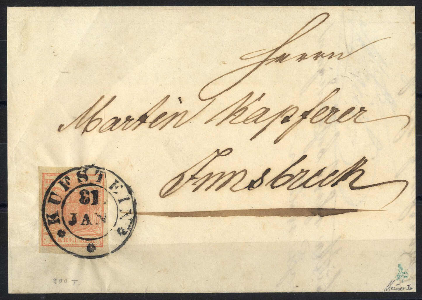 Lot 1961 - europe Austria Cancellations Tyrol - Viennafil Auktionen 97th Public Auction Golden Heritage: Austrian Rarities & European Treasures Auction Lot 1961 - europe Austria Cancellations Tyrol - Viennafil Auktionen 97th Public Auction Golden Heritage: Austrian Rarities & European Treasures Auction