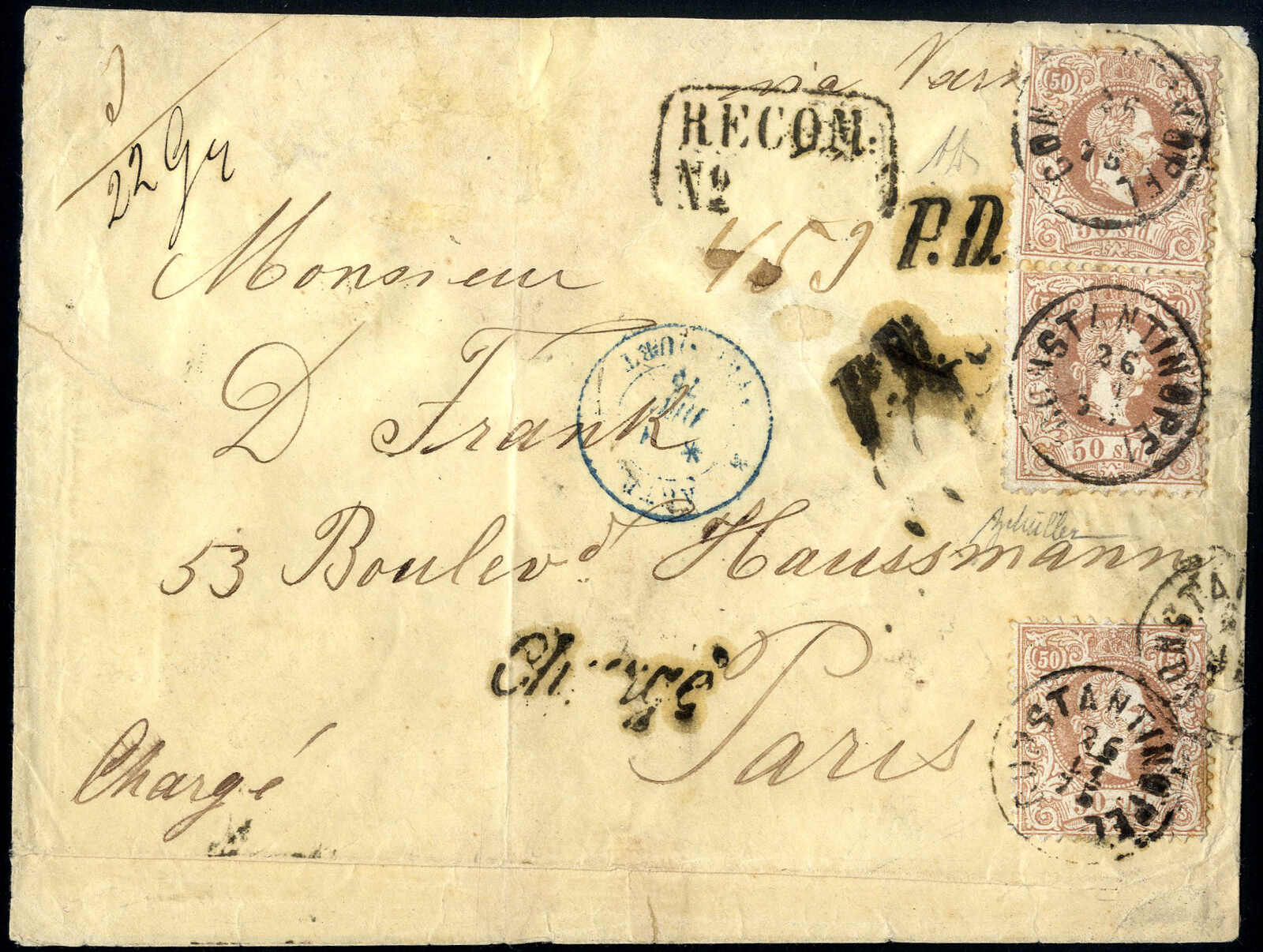 Lot 535 - europe austrian levant -  Viennafil Auktionen 97th Public Auction Golden Heritage: Austrian Rarities & European Treasures Auction