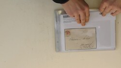 1850/65, Lot mit ca. 14 Briefstücken / Marken und fünf Belegen, ...