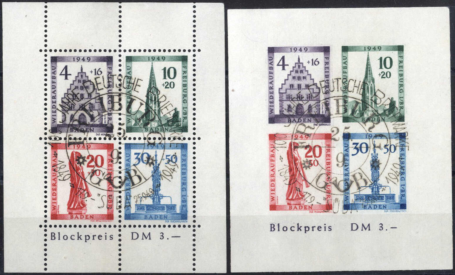 Lot 2815 - germany French Occupation Baden -  Viennafil Auktionen 97th Public Auction Golden Heritage: Austrian Rarities & European Treasures Auction