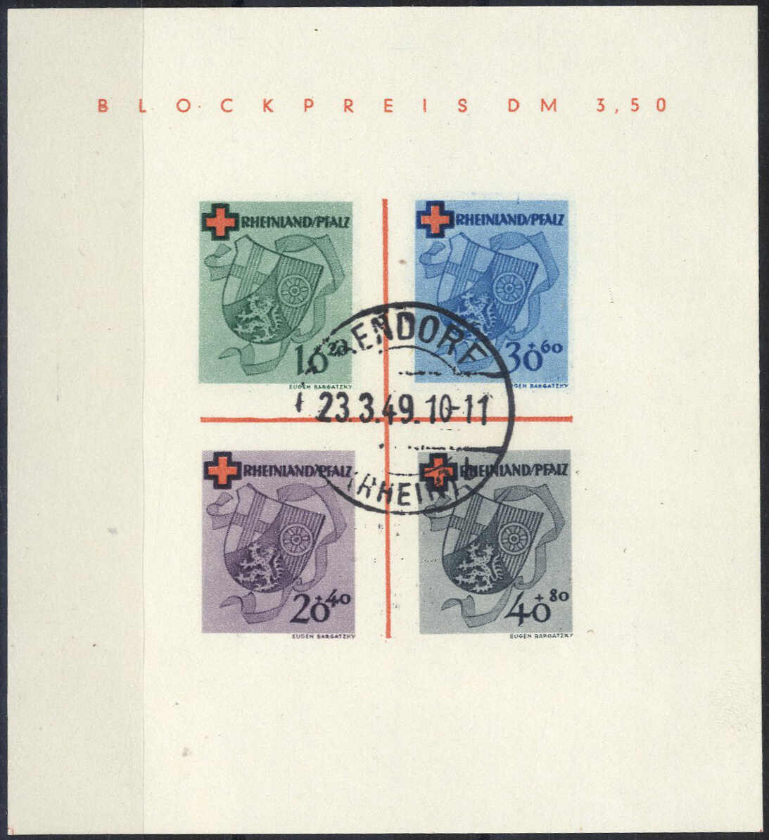 Lot 2816 - germany French Occupation Rhine Palatinate -  Viennafil Auktionen 97th Public Auction Golden Heritage: Austrian Rarities & European Treasures Auction