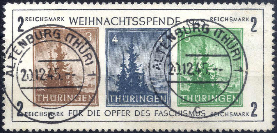 Lot 2827 - germany sbz thüringen -  Viennafil Auktionen 97th Public Auction Golden Heritage: Austrian Rarities & European Treasures Auction