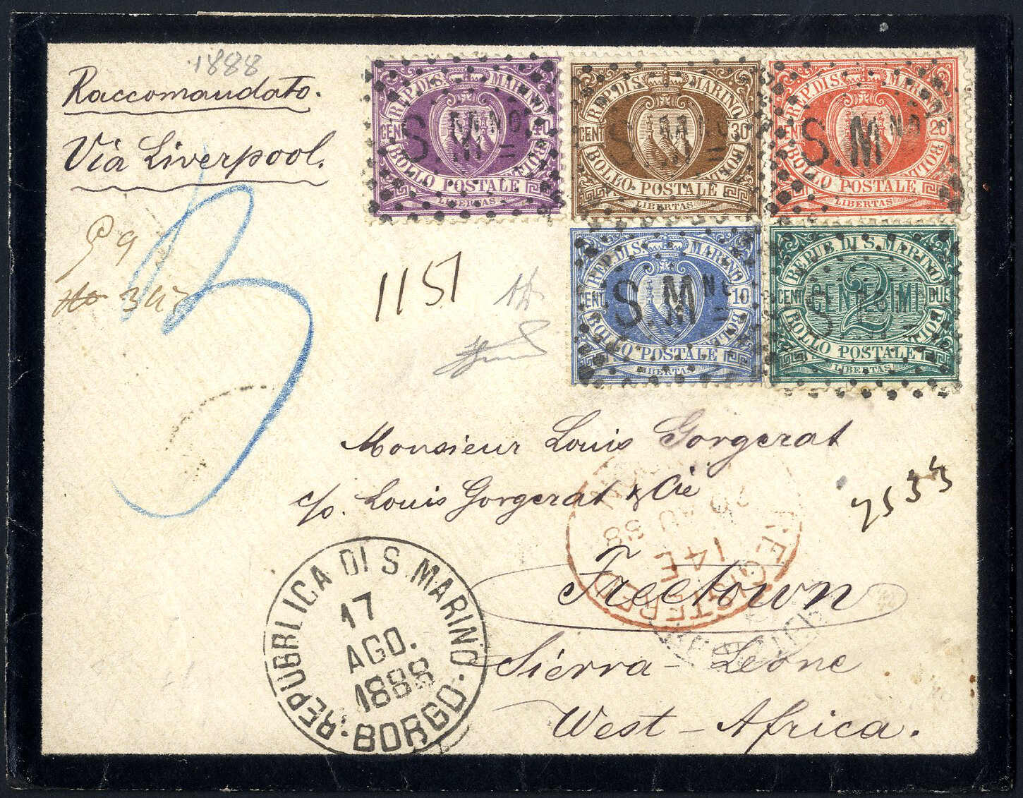 Lot 1698 - europe San Marino - Viennafil Auktionen 97th Public Auction Golden Heritage: Austrian Rarities & European Treasures Auction Lot 1698 - europe San Marino - Viennafil Auktionen 97th Public Auction Golden Heritage: Austrian Rarities & European Treasures Auction