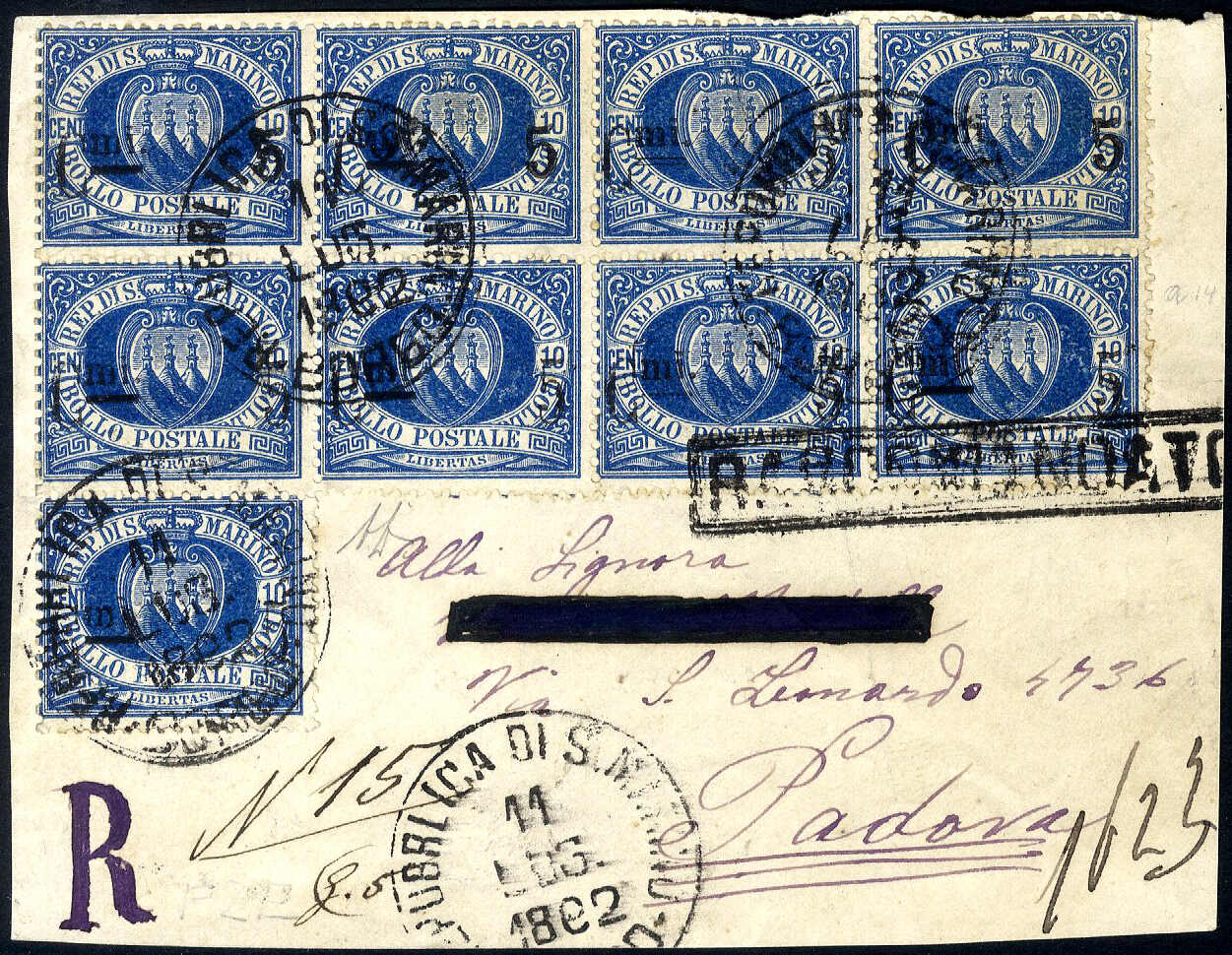 Lot 1702 - europe San Marino - Viennafil Auktionen 97th Public Auction Golden Heritage: Austrian Rarities & European Treasures Auction Lot 1702 - europe San Marino - Viennafil Auktionen 97th Public Auction Golden Heritage: Austrian Rarities & European Treasures Auction