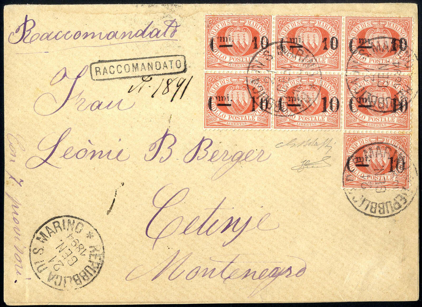 Lot 1705 - europe San Marino - Viennafil Auktionen 97th Public Auction Golden Heritage: Austrian Rarities & European Treasures Auction Lot 1705 - europe San Marino - Viennafil Auktionen 97th Public Auction Golden Heritage: Austrian Rarities & European Treasures Auction