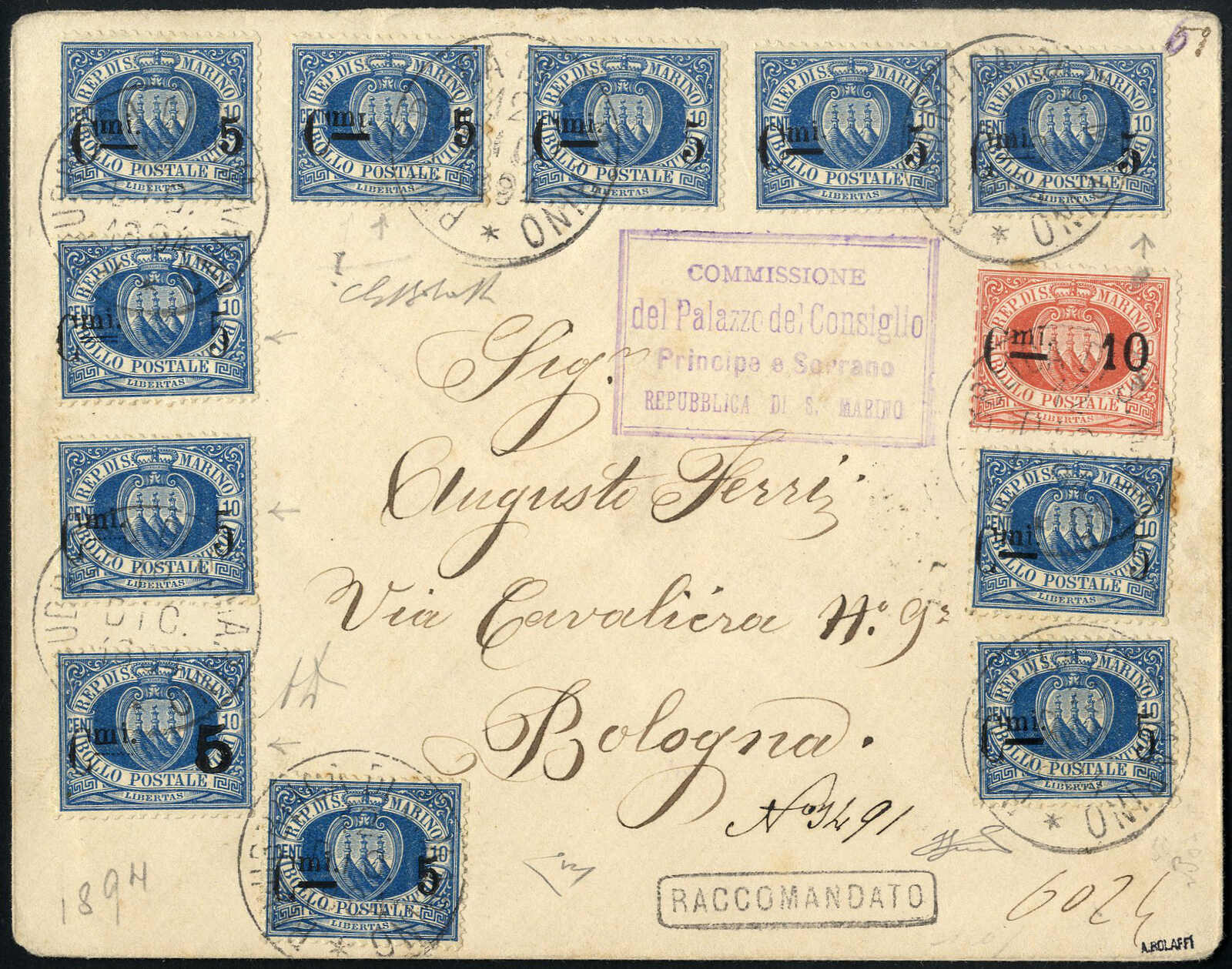 Lot 1706 - europe San Marino - Viennafil Auktionen 97th Public Auction Golden Heritage: Austrian Rarities & European Treasures Auction Lot 1706 - europe San Marino - Viennafil Auktionen 97th Public Auction Golden Heritage: Austrian Rarities & European Treasures Auction