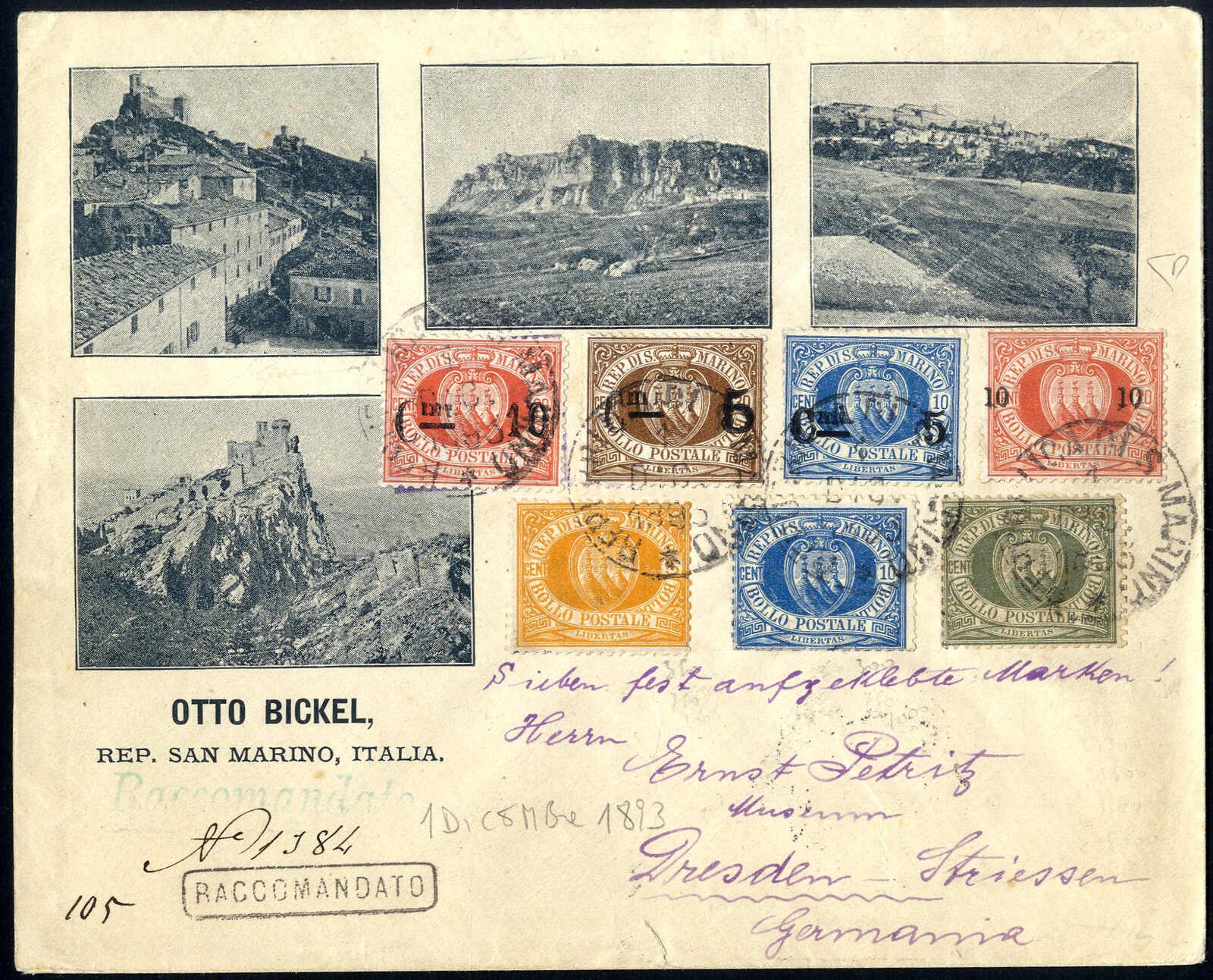 Lot 1707 - europe San Marino - Viennafil Auktionen 97th Public Auction Golden Heritage: Austrian Rarities & European Treasures Auction Lot 1707 - europe San Marino - Viennafil Auktionen 97th Public Auction Golden Heritage: Austrian Rarities & European Treasures Auction