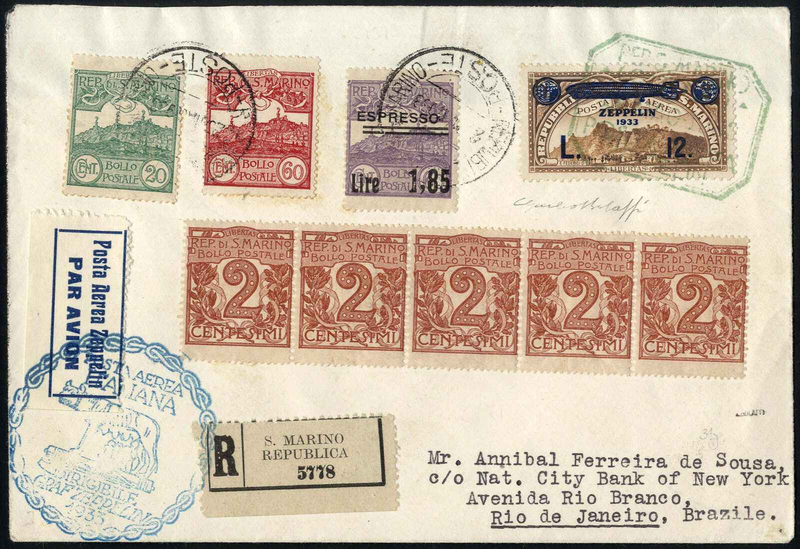 Lot 1714 - europe San Marino - Viennafil Auktionen 97th Public Auction Golden Heritage: Austrian Rarities & European Treasures Auction Lot 1714 - europe San Marino - Viennafil Auktionen 97th Public Auction Golden Heritage: Austrian Rarities & European Treasures Auction