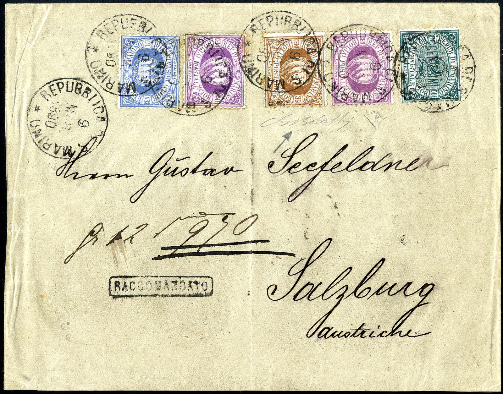 Lot 1700 - europe San Marino - Viennafil Auktionen 97th Public Auction Golden Heritage: Austrian Rarities & European Treasures Auction Lot 1700 - europe San Marino - Viennafil Auktionen 97th Public Auction Golden Heritage: Austrian Rarities & European Treasures Auction