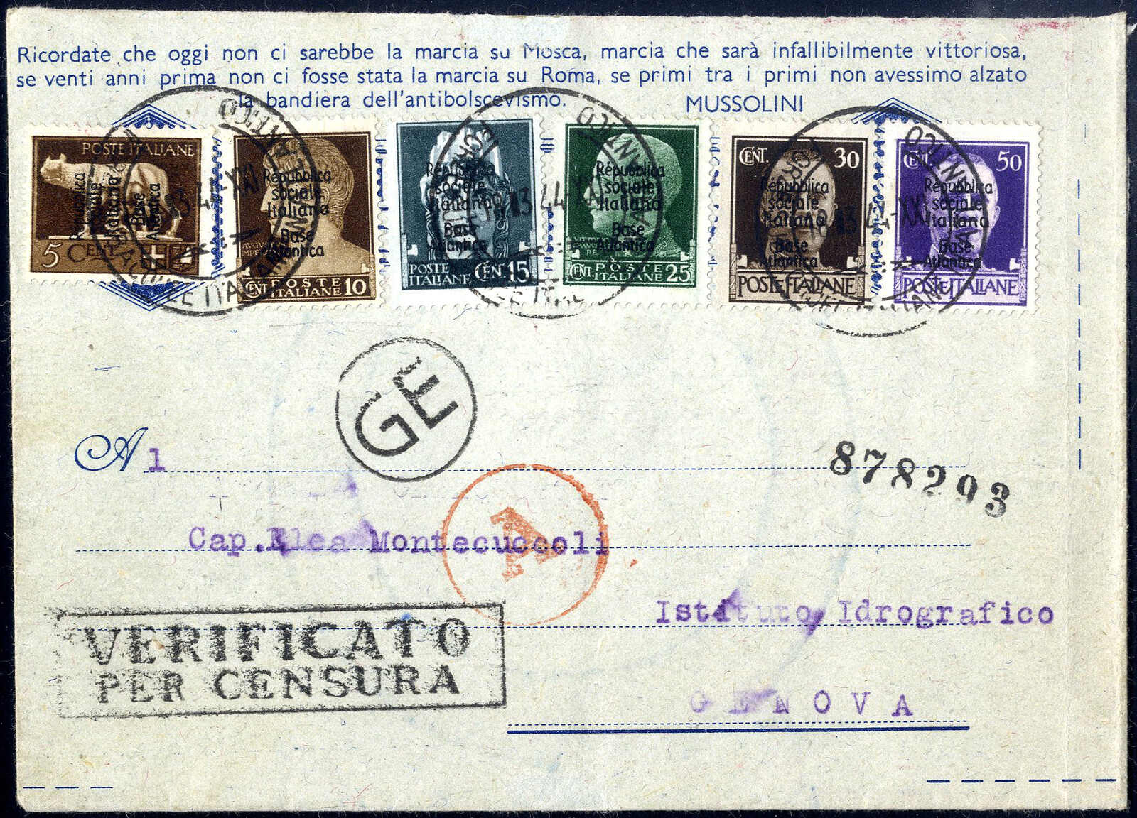 Lot 916 - europe Italy Militarypost Issue Atlantic Coast -  Viennafil Auktionen 97th Public Auction Golden Heritage: Austrian Rarities & European Treasures Auction