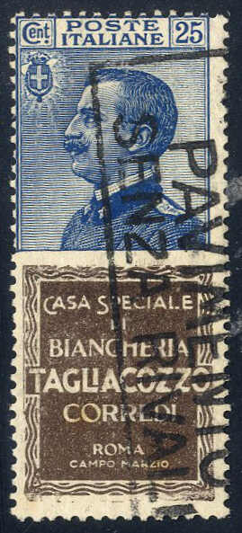 Lot 907 - europe Italian Reign Advertising Combination -  Viennafil Auktionen 97th Public Auction Golden Heritage: Austrian Rarities & European Treasures Auction