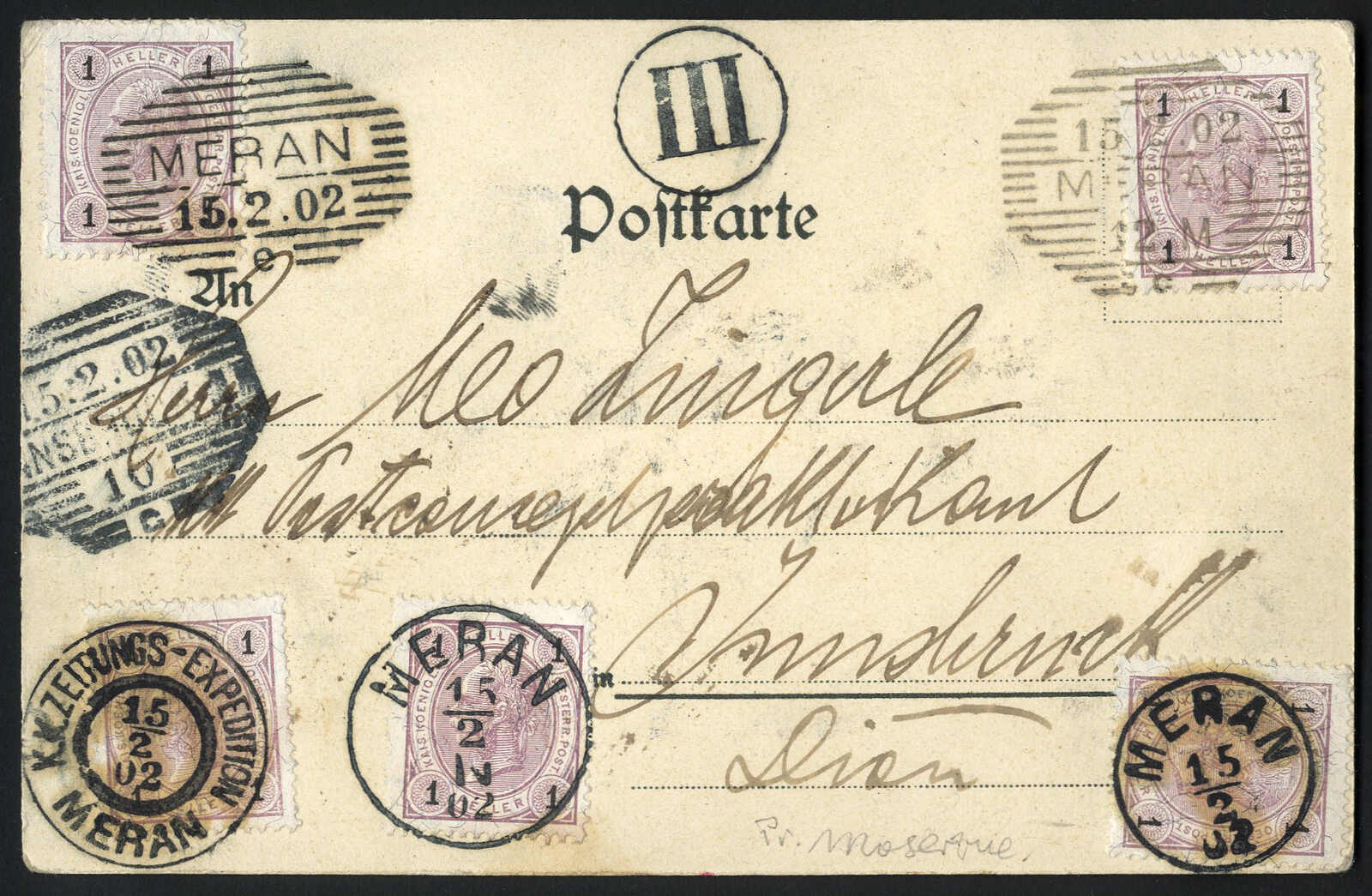 Lot 2022 - germany Austria Cancellations Alto Adige -  Viennafil Auktionen 97th Public Auction Golden Heritage: Austrian Rarities & European Treasures Auction
