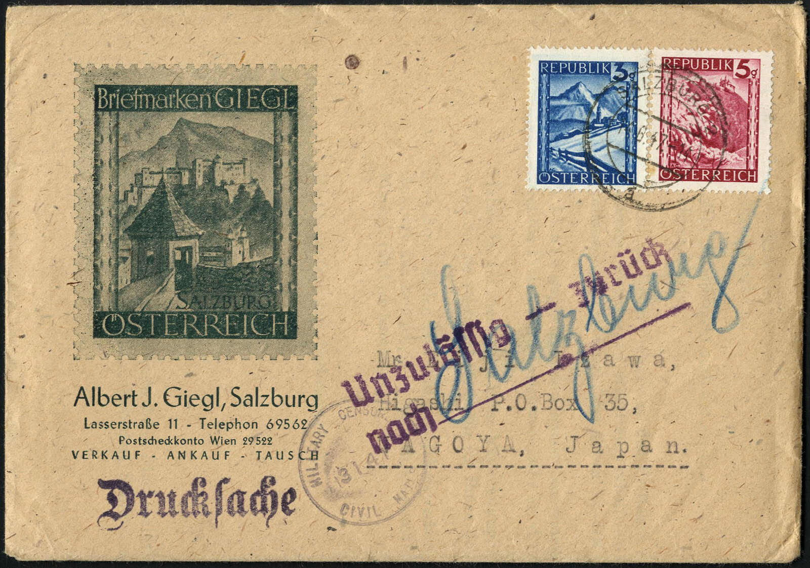 Lot 2698 - europe Austria 2nd. Republic -  Viennafil Auktionen 97th Public Auction Golden Heritage: Austrian Rarities & European Treasures Auction