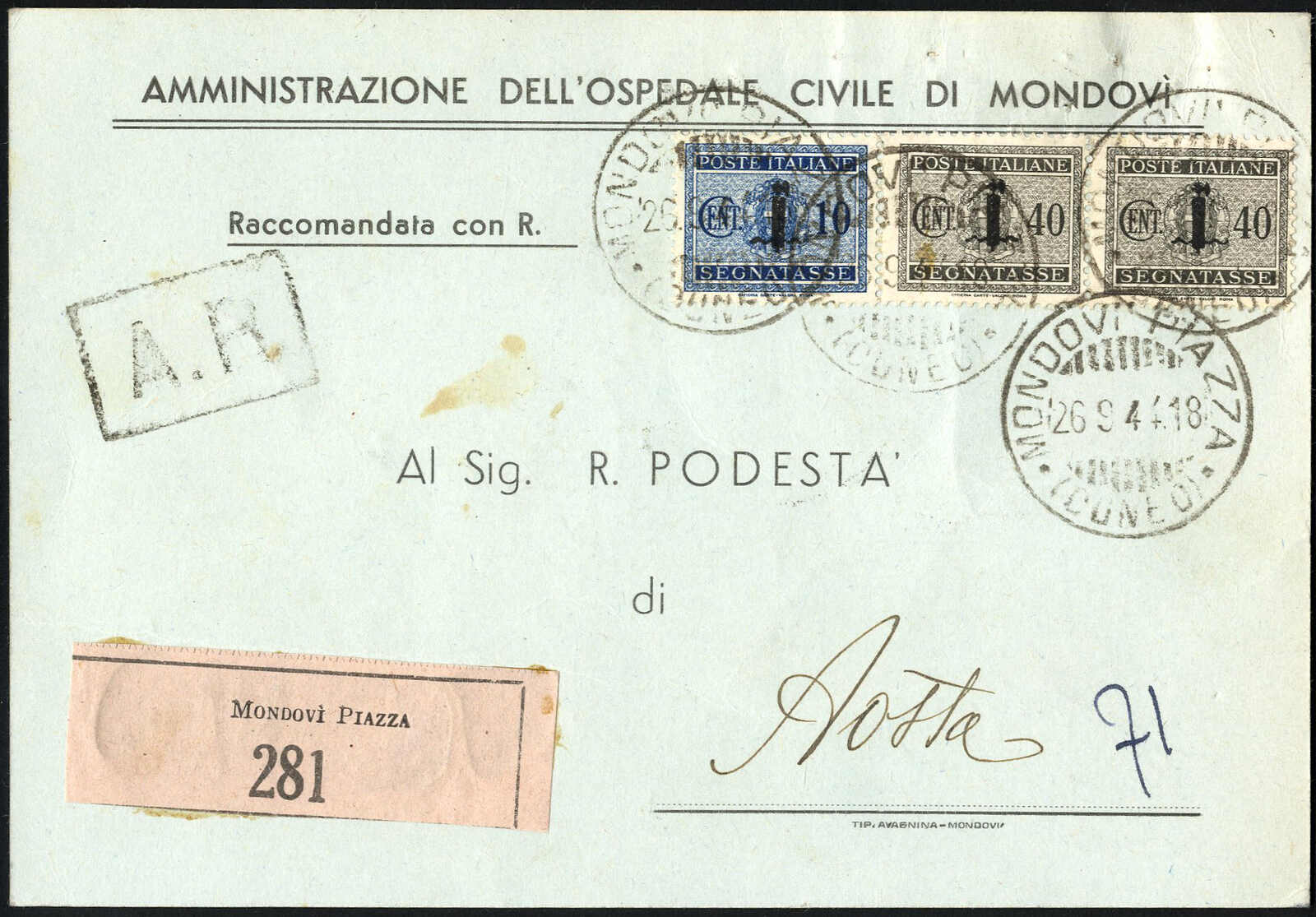 Lot 909 - europe italian social republic -  Viennafil Auktionen 97th Public Auction Golden Heritage: Austrian Rarities & European Treasures Auction