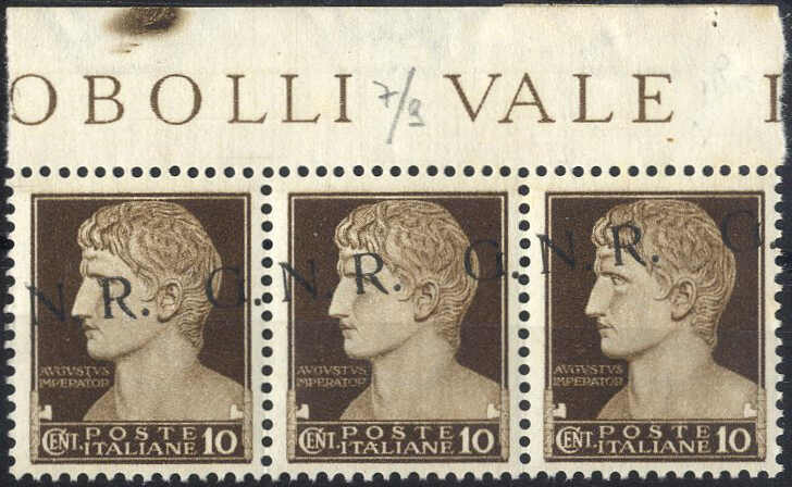 Lot 1460 - europe italian social republic - Viennafil Auktionen 97th Public Auction Golden Heritage: Austrian Rarities & European Treasures Auction Lot 1460 - europe italian social republic - Viennafil Auktionen 97th Public Auction Golden Heritage: Austrian Rarities & European Treasures Auction