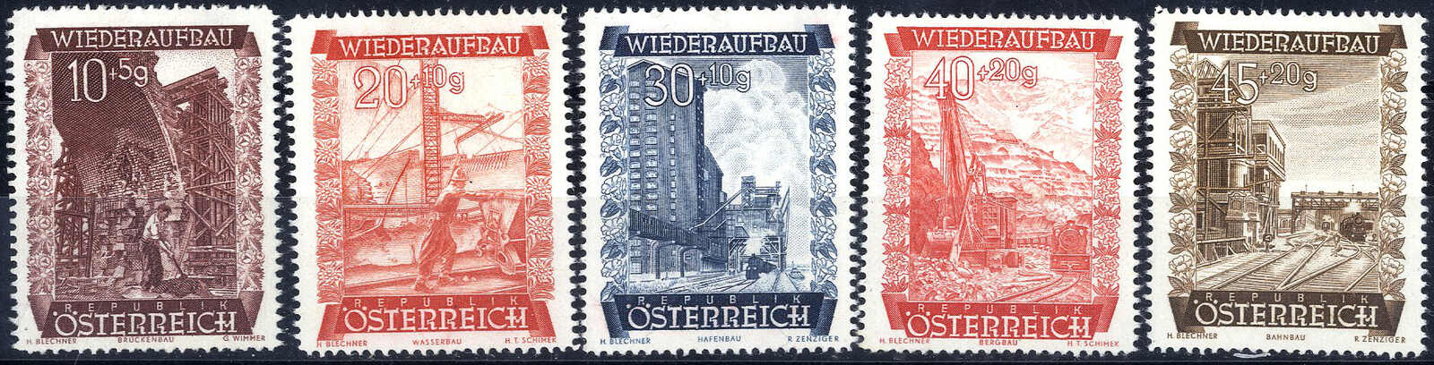 Lot 2475 - europe Austria 2nd. Republic - Viennafil Auktionen 97th Public Auction Golden Heritage: Austrian Rarities & European Treasures Auction Lot 2475 - europe Austria 2nd. Republic - Viennafil Auktionen 97th Public Auction Golden Heritage: Austrian Rarities & European Treasures Auction