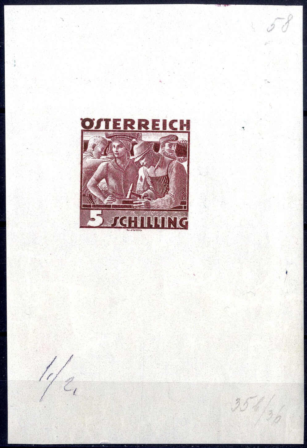 Lot 2369 - europe Austria 1st. Republic -  Viennafil Auktionen 97th Public Auction Golden Heritage: Austrian Rarities & European Treasures Auction