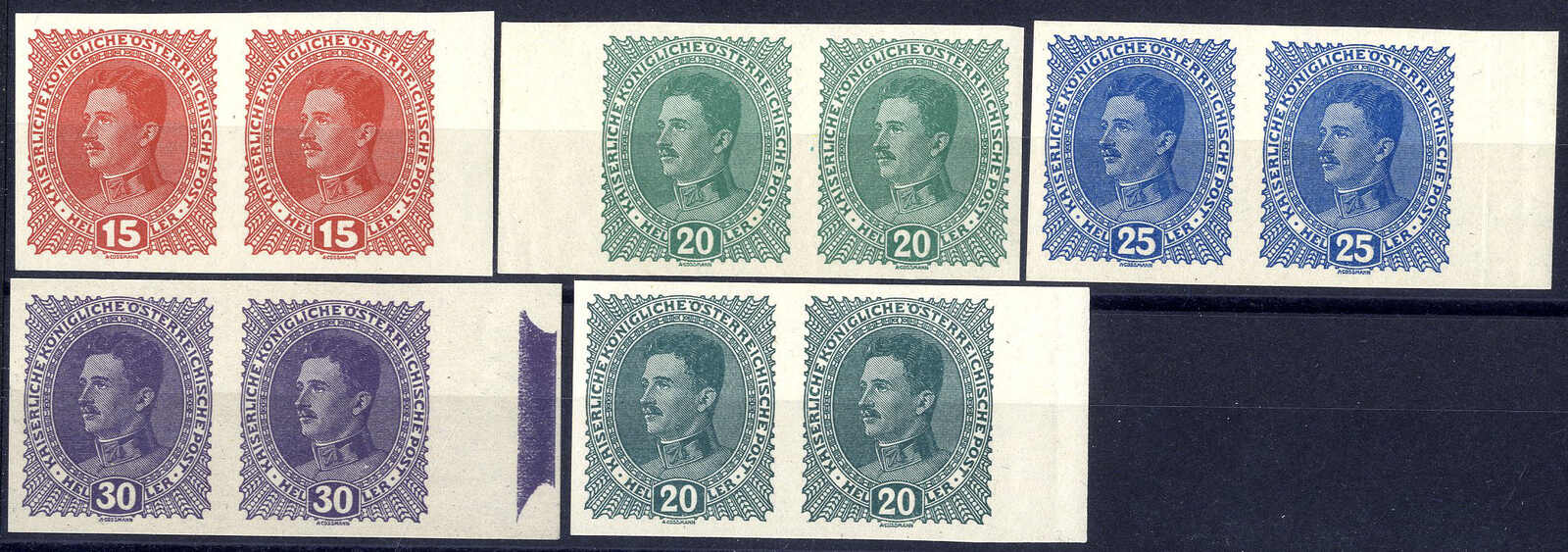 Lot 2300 - europe Austria 1890-1918 Issues - Viennafil Auktionen 97th Public Auction Golden Heritage: Austrian Rarities & European Treasures Auction Lot 2300 - europe Austria 1890-1918 Issues - Viennafil Auktionen 97th Public Auction Golden Heritage: Austrian Rarities & European Treasures Auction