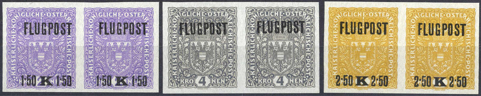 Lot 2301 - europe Austria 1890-1918 Issues - Viennafil Auktionen 97th Public Auction Golden Heritage: Austrian Rarities & European Treasures Auction Lot 2301 - europe Austria 1890-1918 Issues - Viennafil Auktionen 97th Public Auction Golden Heritage: Austrian Rarities & European Treasures Auction