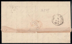 Wien 1849, Brief von Wien am 29.9. nach Schlitz (Hessen) taxiert 12/8 ...